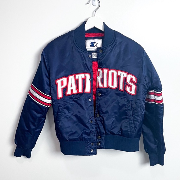 New England Patriots Starter Snap Jacket Youth Medium - Picture 13 of 15